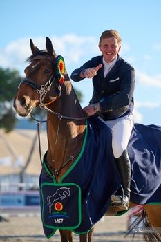 Matthew Sampson and Geneve R win the CSI3* CHG Grand Prix at Autumn MET III 2021 Matthew Sampson and Geneve R win the CSI3* CHG Grand Prix at Autumn MET III 2021